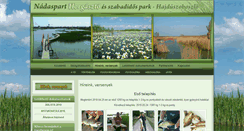 Desktop Screenshot of nadaspart.hu